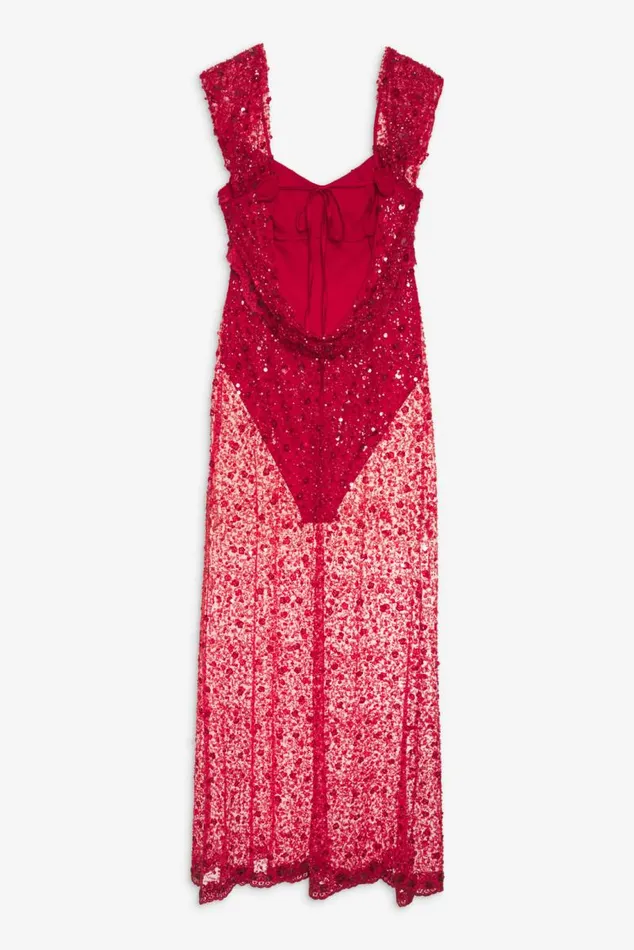 For Love and Lemons Dresses Amara Maxi Dress Red 8211 Women