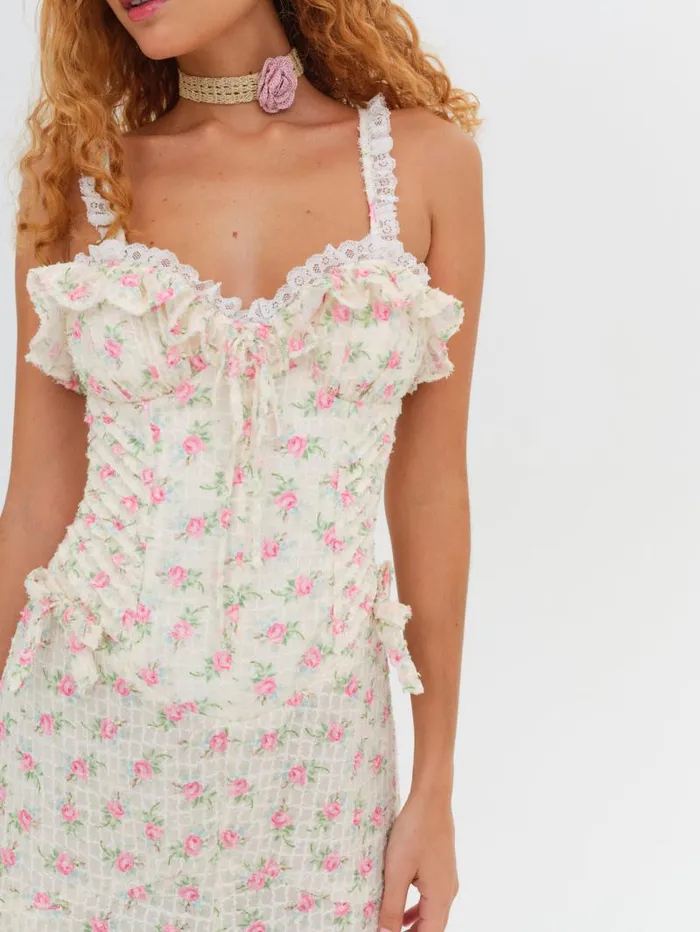 For Love and Lemons Dresses Amelia Maxi Dress Ivory 8211 Women For Love and Lemons Dresses Amelia Maxi Dress Ivory 8211 Women