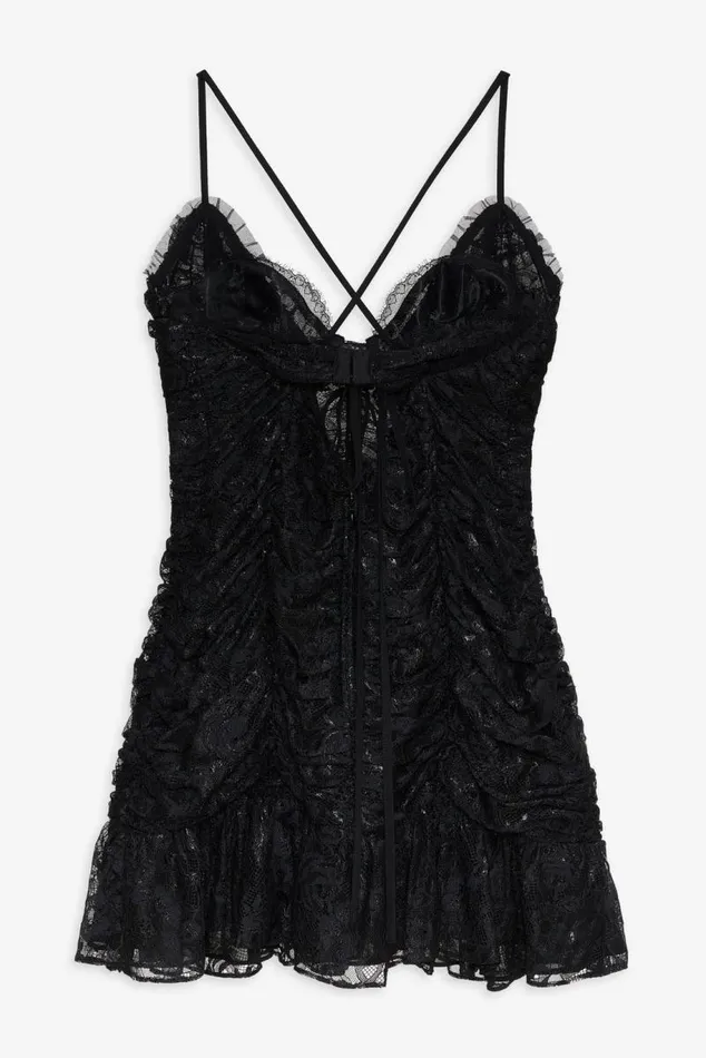 For Love and Lemons Dresses Bette Lace Mini Dress Black 8211 Women