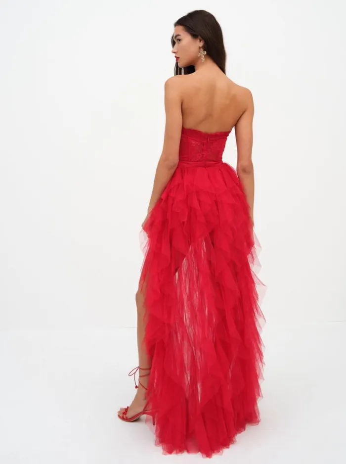 For Love and Lemons Dresses Bustier Gown Red 8211 Women For Love and Lemons Dresses Bustier Gown Red 8211 Women