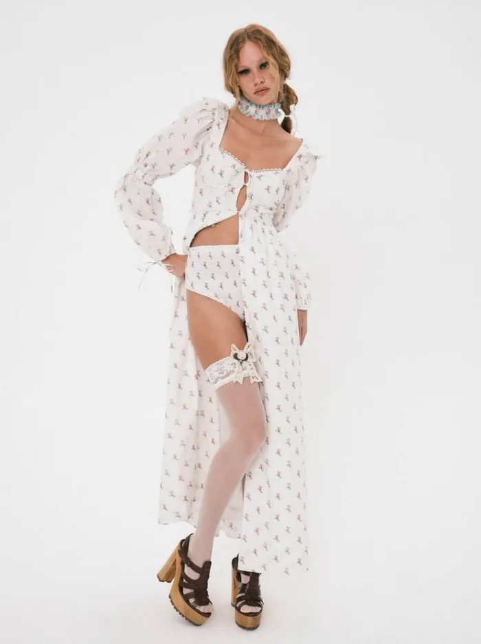 For Love and Lemons Dresses Carlotta Maxi Dress White 8211 Women For Love and Lemons Dresses Carlotta Maxi Dress White 8211 Women