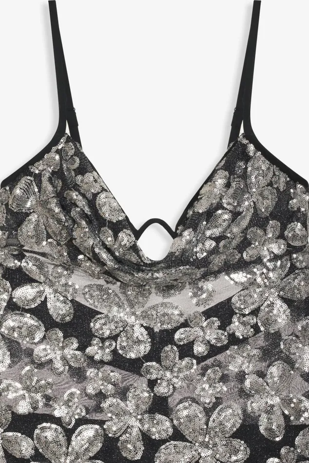 For Love and Lemons Dresses Colette Mini Dress Silver 8211 Women For Love and Lemons Dresses Colette Mini Dress Silver 8211 Women