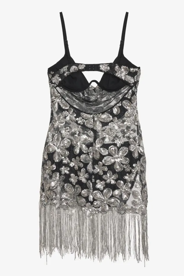 For Love and Lemons Dresses Colette Mini Dress Silver 8211 Women For Love and Lemons Dresses Colette Mini Dress Silver 8211 Women