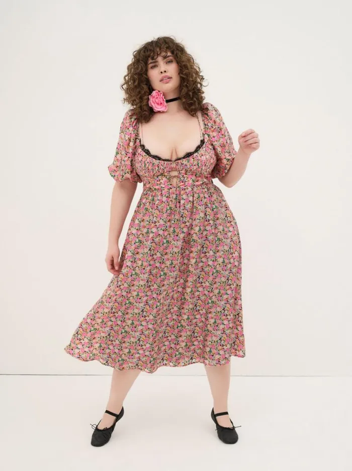 For Love and Lemons Dresses Isadora Midi Dress Multi 8211 Women For Love and Lemons Dresses Isadora Midi Dress Multi 8211 Women