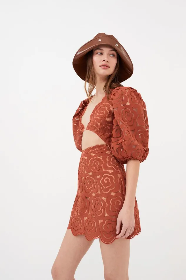 For Love and Lemons Dresses Letitia Mini Dress Red 8211 Women For Love and Lemons Dresses Letitia Mini Dress Red 8211 Women