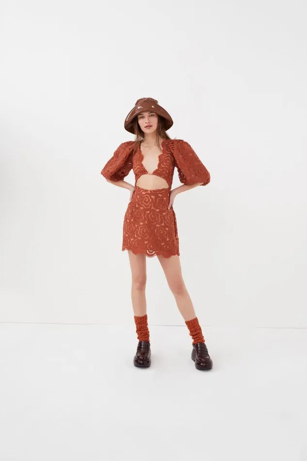 For Love and Lemons Dresses Letitia Mini Dress Red 8211 Women For Love and Lemons Dresses Letitia Mini Dress Red 8211 Women