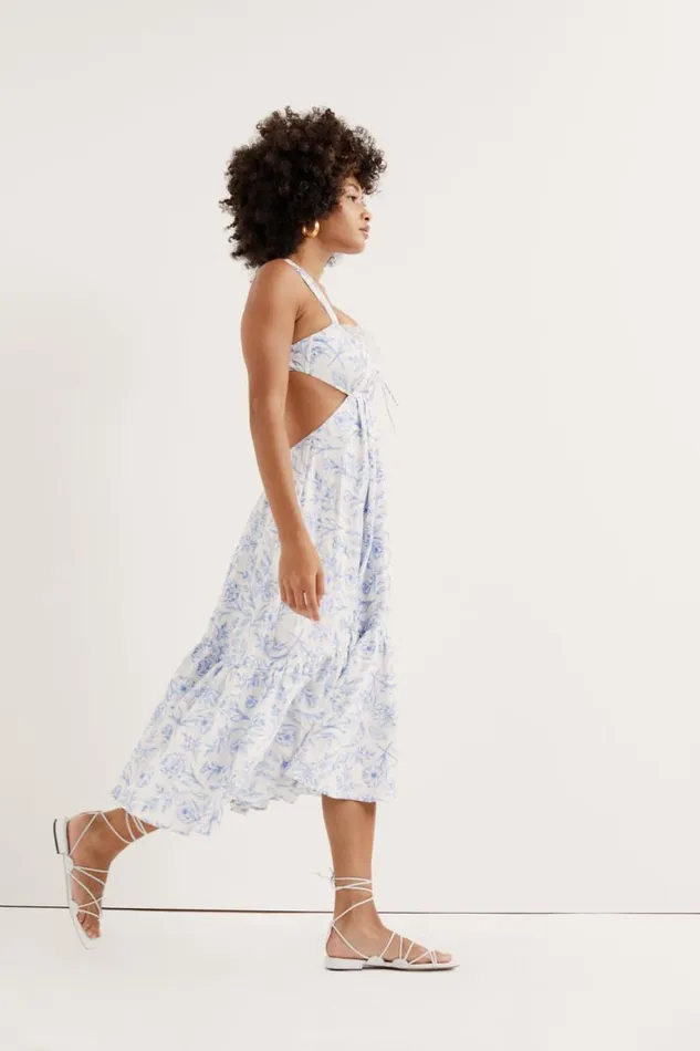 For Love and Lemons Dresses Maisie Midi Dress Blue 8211 Women For Love and Lemons Dresses Maisie Midi Dress Blue 8211 Women