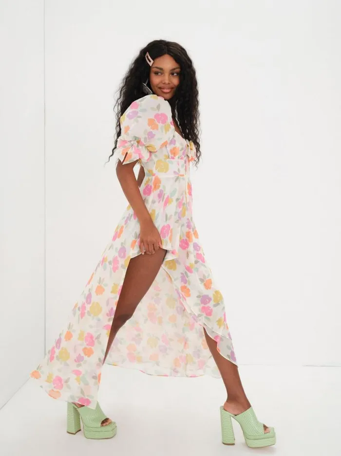 For Love and Lemons Dresses Petal Midi Dress Multi 8211 Women