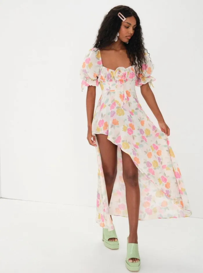 For Love and Lemons Dresses Petal Midi Dress Multi 8211 Women For Love and Lemons Dresses Petal Midi Dress Multi 8211 Women