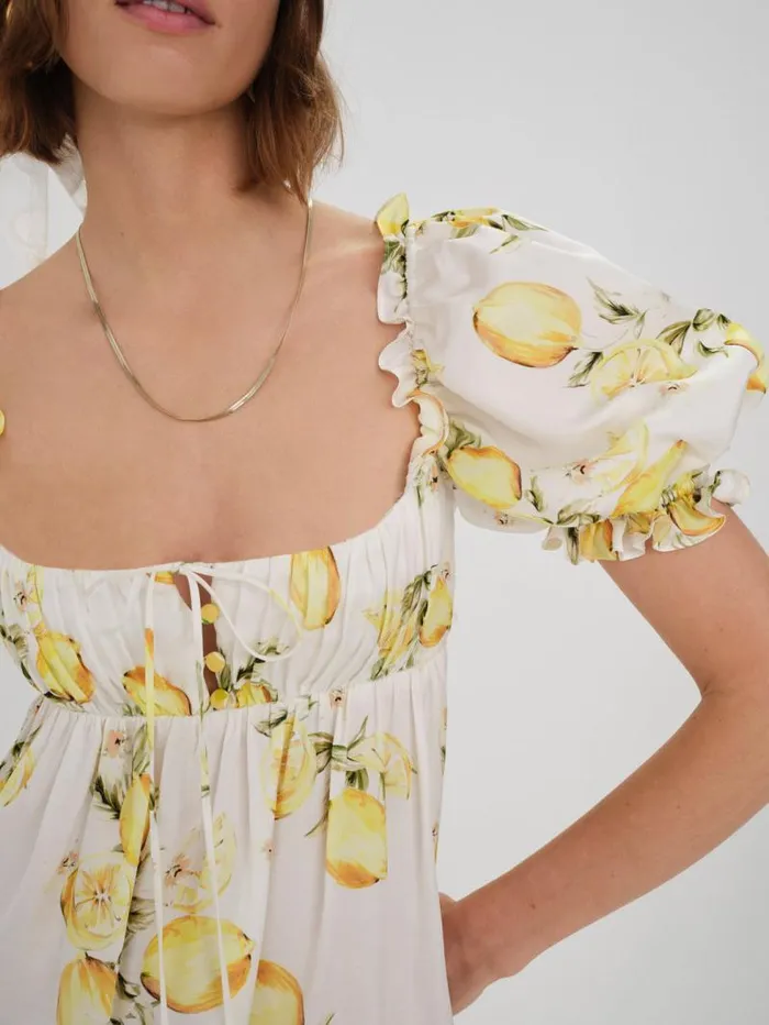 For Love and Lemons Dresses Serafina Mini Dress Yellow 8211 Women For Love and Lemons Dresses Serafina Mini Dress Yellow 8211 Women