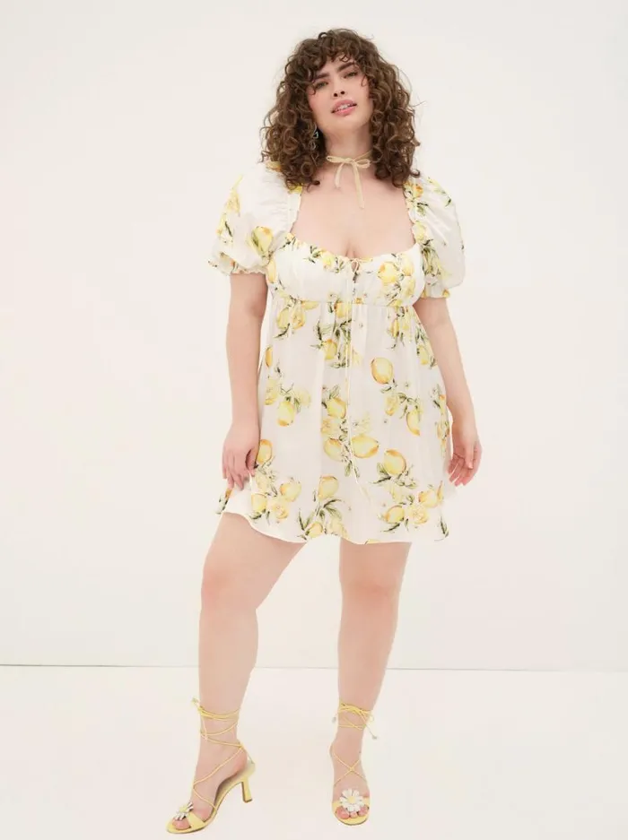 For Love and Lemons Dresses Serafina Mini Dress Yellow 8211 Women For Love and Lemons Dresses Serafina Mini Dress Yellow 8211 Women