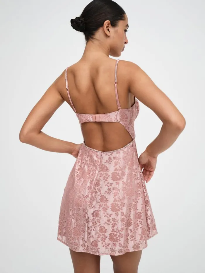 For Love and Lemons Dresses Shai Mini Dress Pink 8211 Women For Love and Lemons Dresses Shai Mini Dress Pink 8211 Women