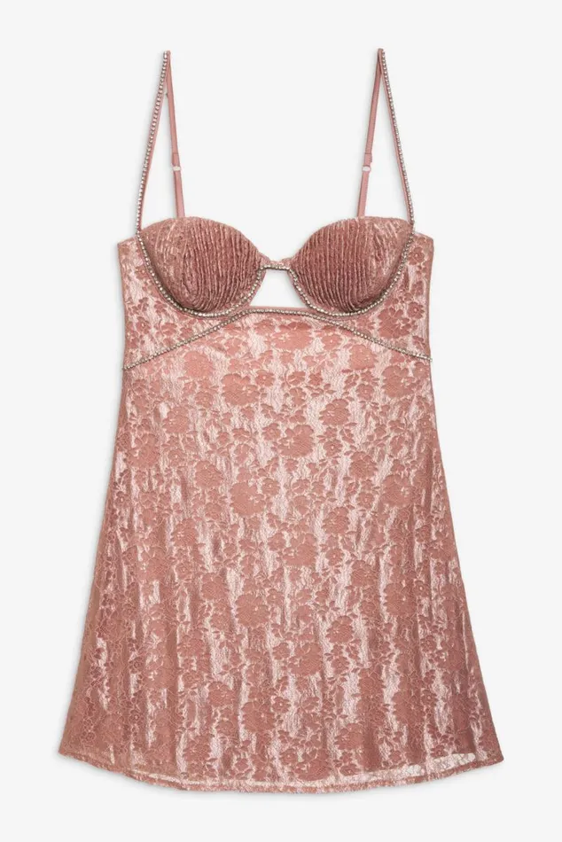 For Love and Lemons Dresses Shai Mini Dress Pink 8211 Women For Love and Lemons Dresses Shai Mini Dress Pink 8211 Women