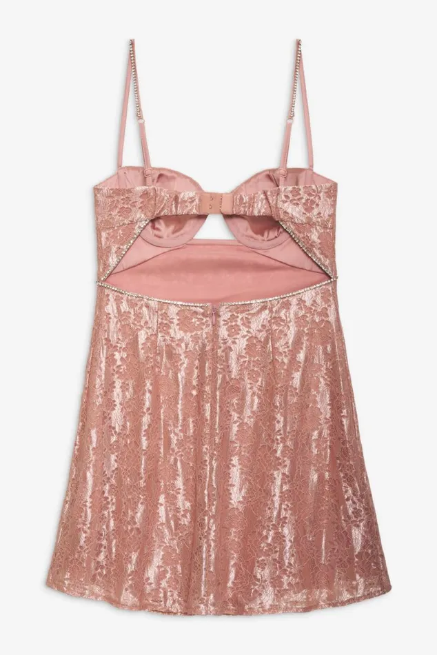 For Love and Lemons Dresses Shai Mini Dress Pink 8211 Women For Love and Lemons Dresses Shai Mini Dress Pink 8211 Women