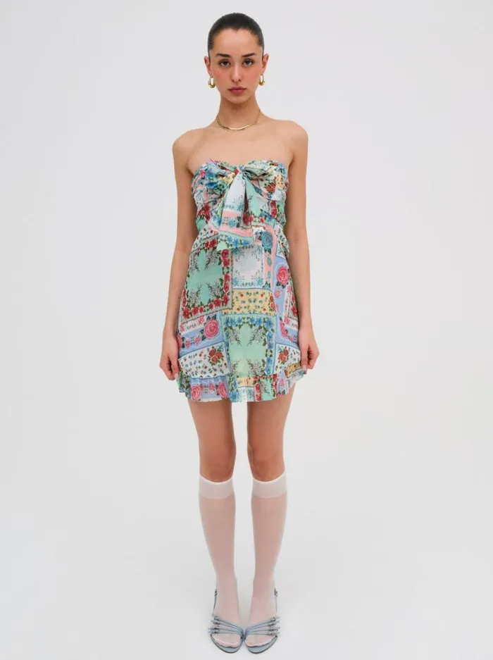 For Love and Lemons Dresses Teagan Mini Dress Multi 8211 Women For Love and Lemons Dresses Teagan Mini Dress Multi 8211 Women