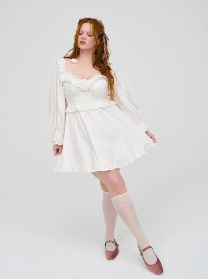For Love and Lemons Dresses Tiana Mini Dress White 8211 Women For Love and Lemons Dresses Tiana Mini Dress White 8211 Women