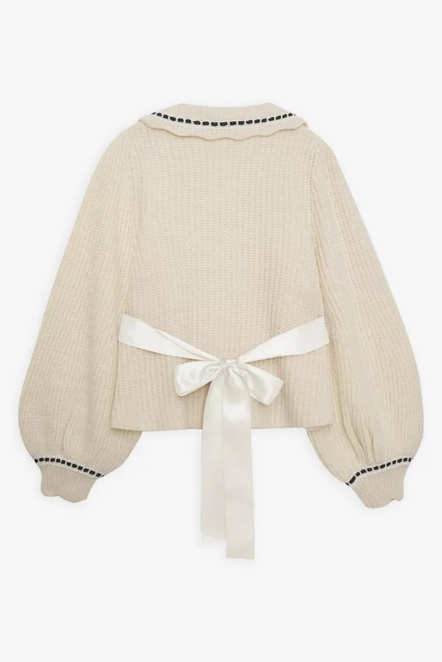 For Love and Lemons Knitwear Jade Cardigan Neutral 8211 Women For Love and Lemons Knitwear Jade Cardigan Neutral 8211 Women