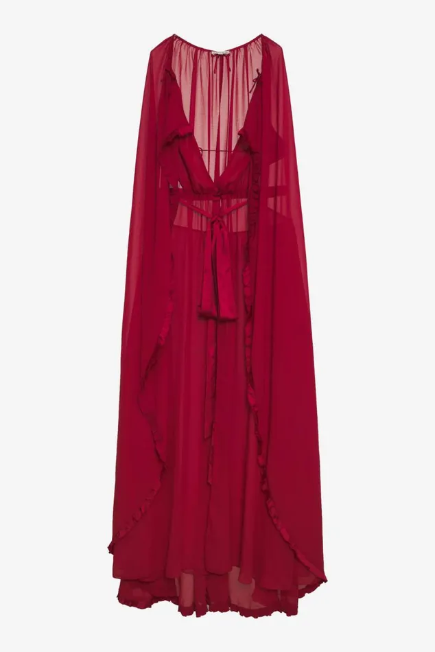 For Love and Lemons Lingerie Acacia Robe Red 8211 Women For Love and Lemons Lingerie Acacia Robe Red 8211 Women