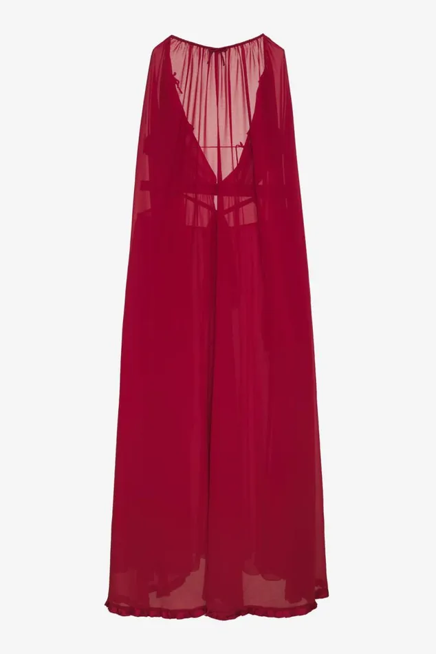 For Love and Lemons Lingerie Acacia Robe Red 8211 Women For Love and Lemons Lingerie Acacia Robe Red 8211 Women