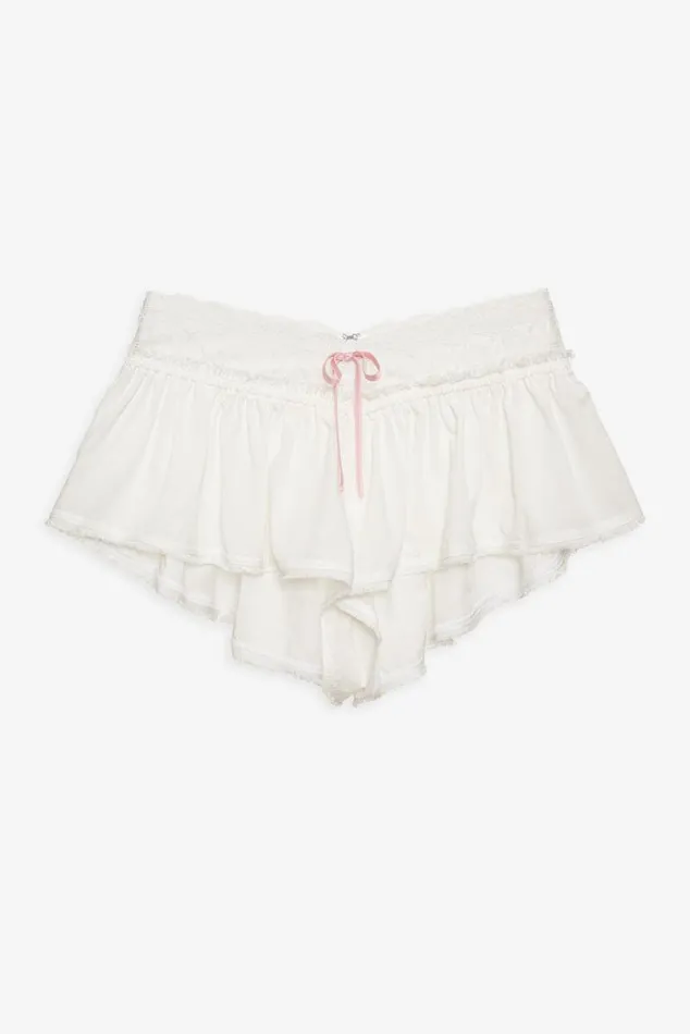 For Love and Lemons Lingerie Alexa Sleep Short Ivory 8211 Women For Love and Lemons Lingerie Alexa Sleep Short Ivory 8211 Women