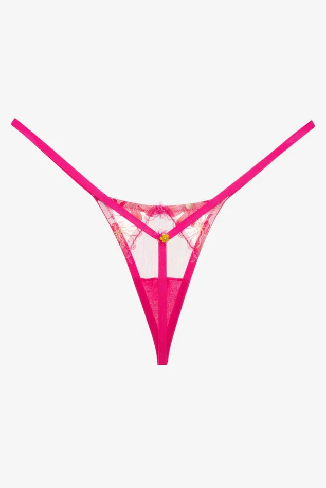 For Love and Lemons Lingerie Anemone Floral Thong Panty Pink 8211 Women For Love and Lemons Lingerie Anemone Floral Thong Panty Pink 8211 Women