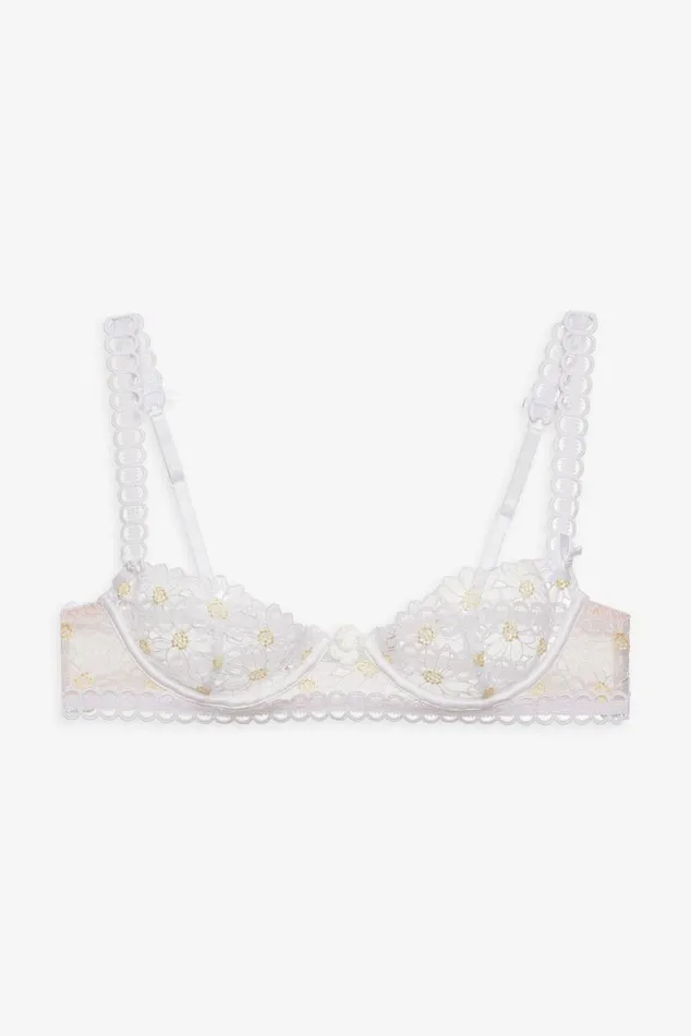 For Love and Lemons Lingerie Christy Underwire Bra White 8211 Women