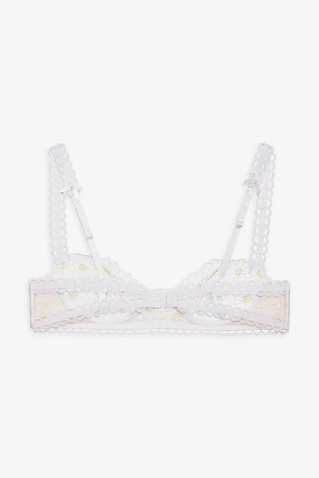 For Love and Lemons Lingerie Christy Underwire Bra White 8211 Women