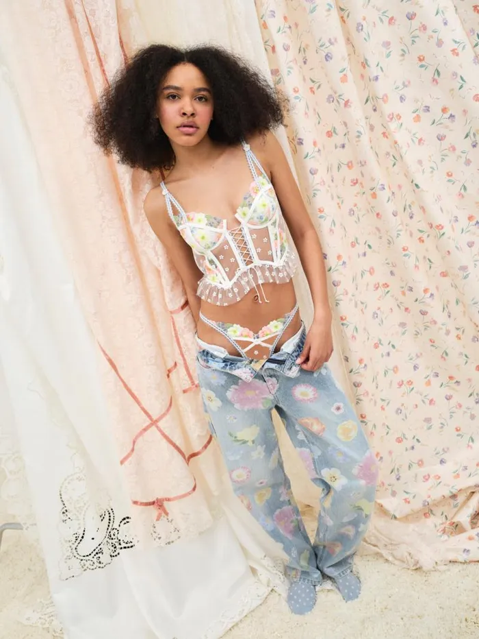 For Love and Lemons Lingerie Daisy Blossom Bustier Multi 8211 Women For Love and Lemons Lingerie Daisy Blossom Bustier Multi 8211 Women