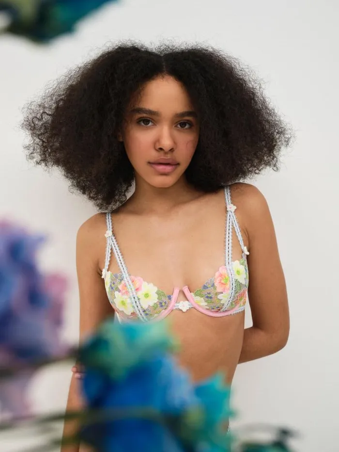 For Love and Lemons Lingerie Daisy Blossom Underwire Bra Multi 8211 Women