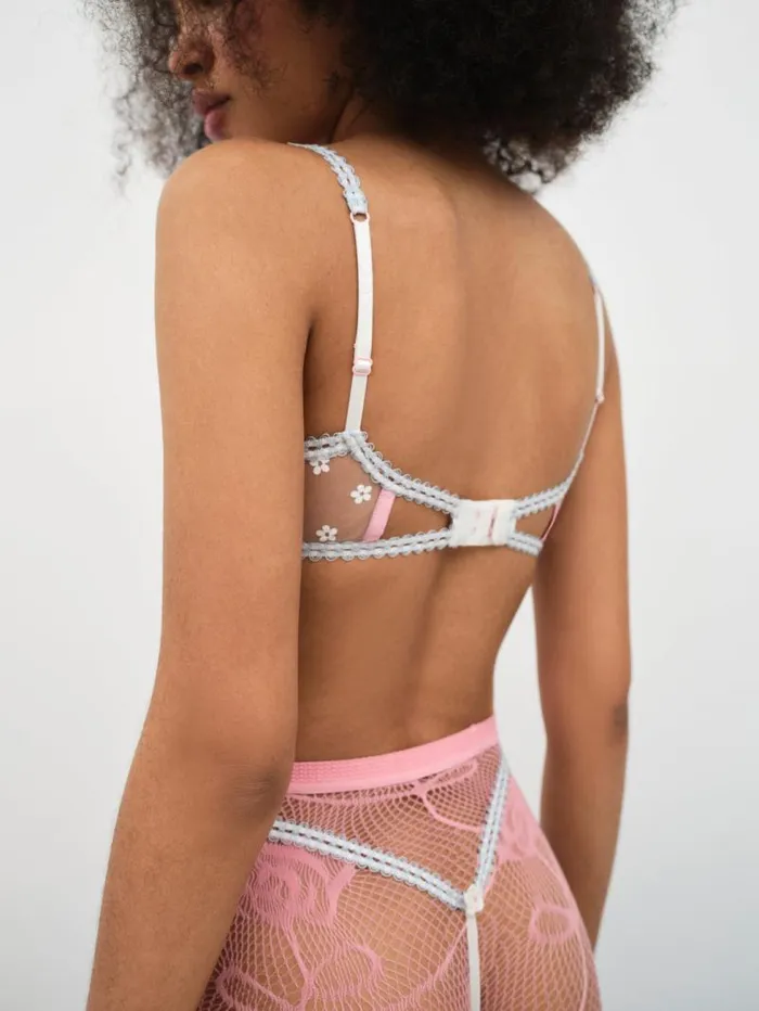 For Love and Lemons Lingerie Daisy Blossom Underwire Bra Multi 8211 Women