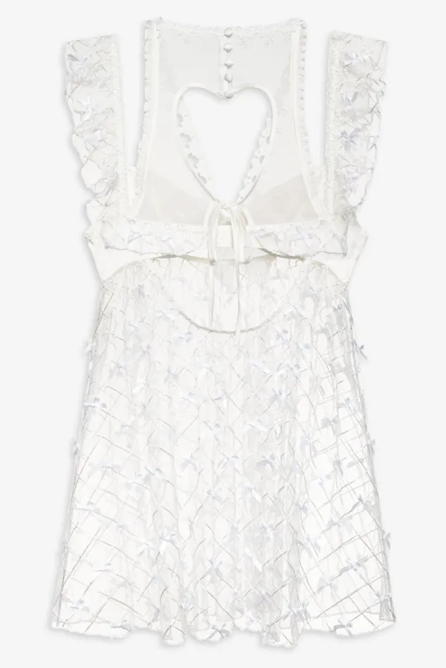 For Love and Lemons Lingerie Fiorella Slip Dress White 8211 Women