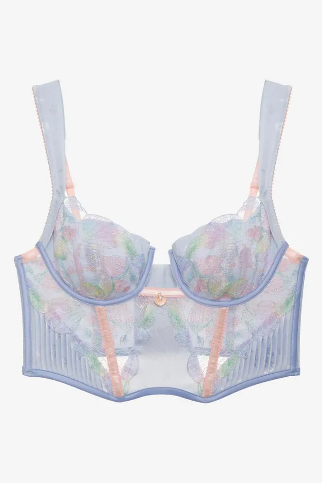For Love and Lemons Lingerie High Tide Bustier Blue 8211 Women