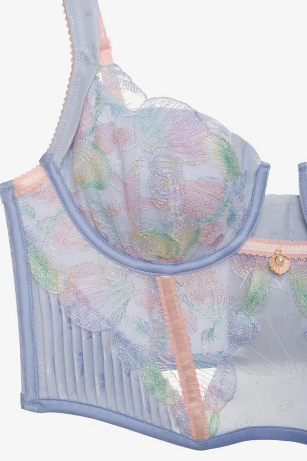 For Love and Lemons Lingerie High Tide Bustier Blue 8211 Women