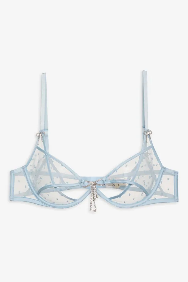 For Love and Lemons Lingerie Izzy Underwire Bra Blue 8211 Women For Love and Lemons Lingerie Izzy Underwire Bra Blue 8211 Women