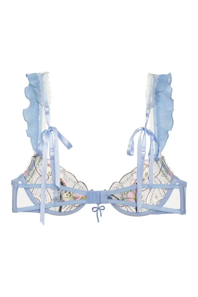 For Love and Lemons Lingerie Louise Underwire Bra Blue 8211 Women For Love and Lemons Lingerie Louise Underwire Bra Blue 8211 Women