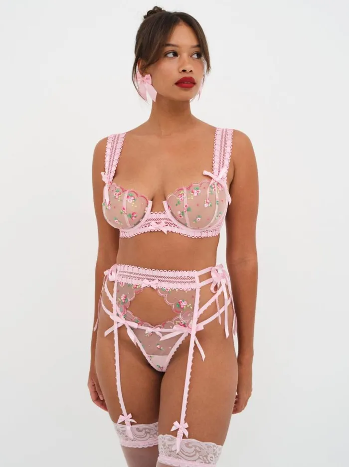 For Love and Lemons Lingerie Maisie Garter Belt Pink 8211 Women For Love and Lemons Lingerie Maisie Garter Belt Pink 8211 Women