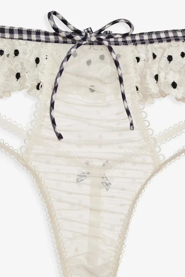 For Love and Lemons Lingerie Odette High Waisted Panty Ivory 8211 Women For Love and Lemons Lingerie Odette High Waisted Panty Ivory 8211 Women