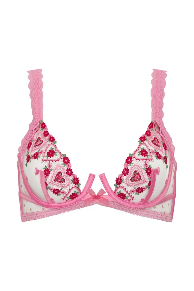 For Love and Lemons Lingerie Whimsical Garden Underwire Bra Pink 8211 Women For Love and Lemons Lingerie Whimsical Garden Underwire Bra Pink 8211 Women