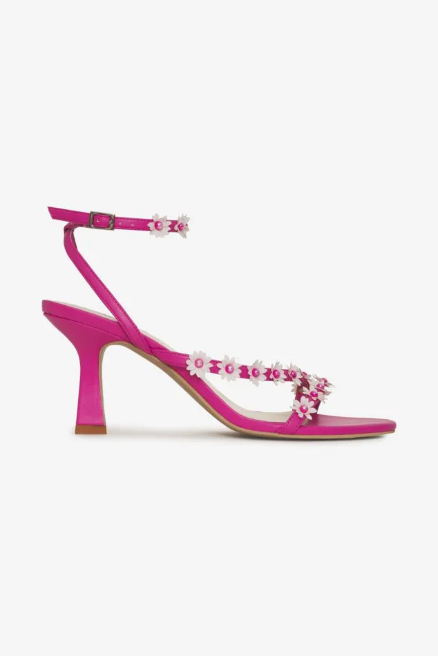 For Love and Lemons Shoes Dahlea Heel Pink 8211 Women