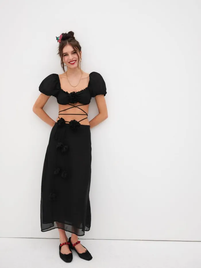 For Love and Lemons Tops Adella Top Black 8211 Women For Love and Lemons Tops Adella Top Black 8211 Women
