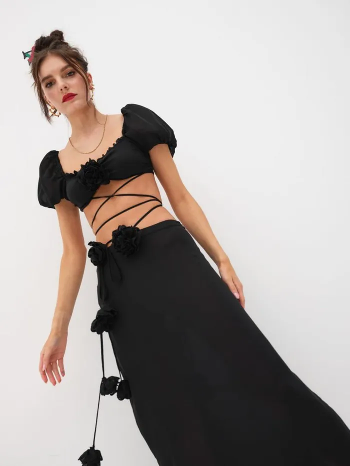 For Love and Lemons Tops Adella Top Black 8211 Women For Love and Lemons Tops Adella Top Black 8211 Women