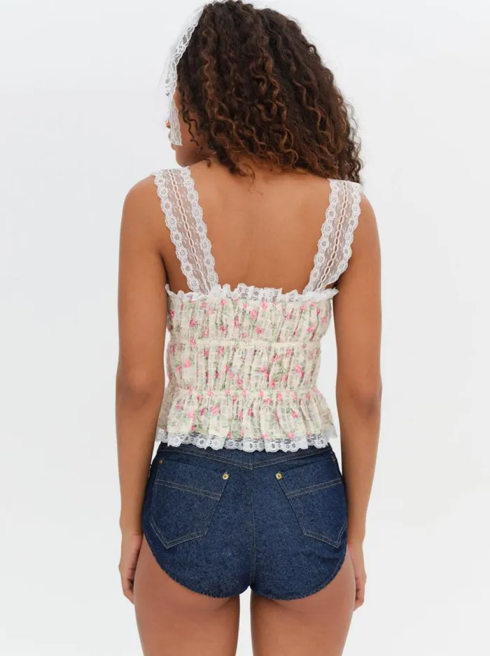 For Love and Lemons Tops Amelia Top White 8211 Women For Love and Lemons Tops Amelia Top White 8211 Women