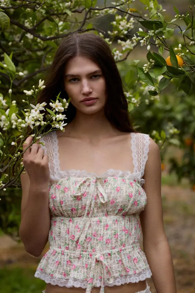 For Love and Lemons Tops Amelia Top White 8211 Women For Love and Lemons Tops Amelia Top White 8211 Women