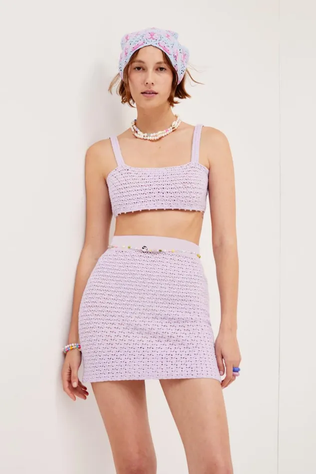 For Love and Lemons Tops Charlotte Bralette Top Purple 8211 Women