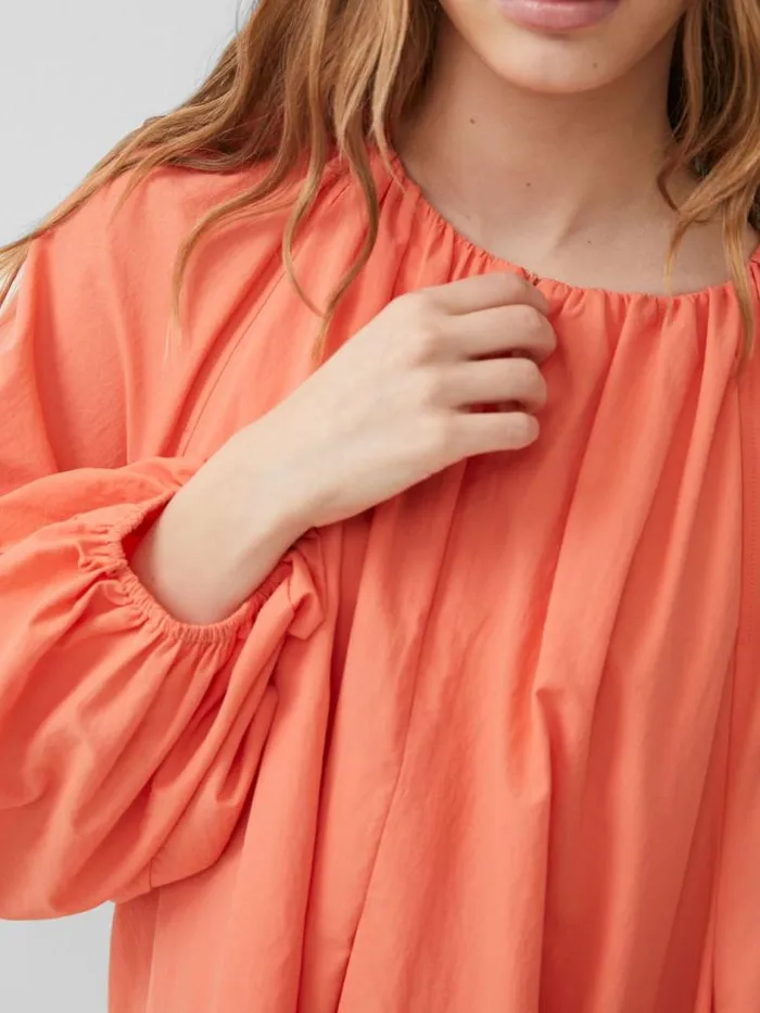 French Connection Alora Zip Dress Coral Women Dresses