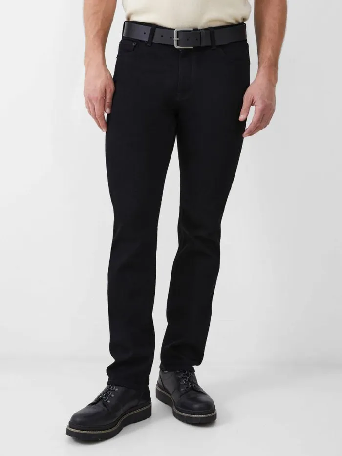 French Connection Denim Jeans Black Reg Men Trousers