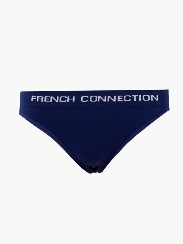 French Connection FC 3 Pack Seamless Briefs Bluewhitenavy Women Underwear and Socks