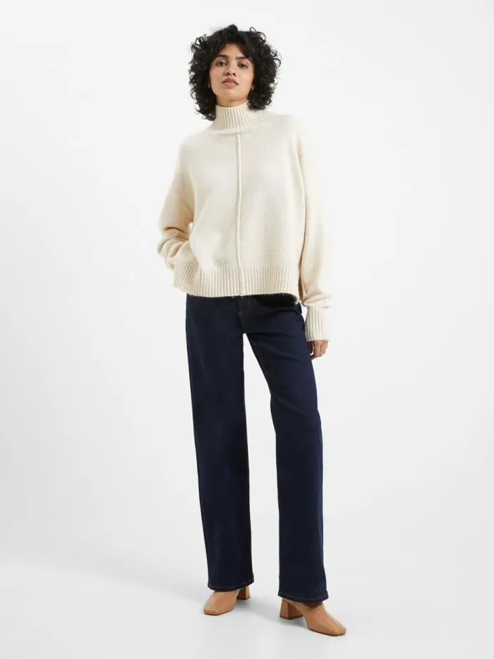 French Connection Kessy Piping Jumper Oatmeal Mel Women Jumpers and Cardigans