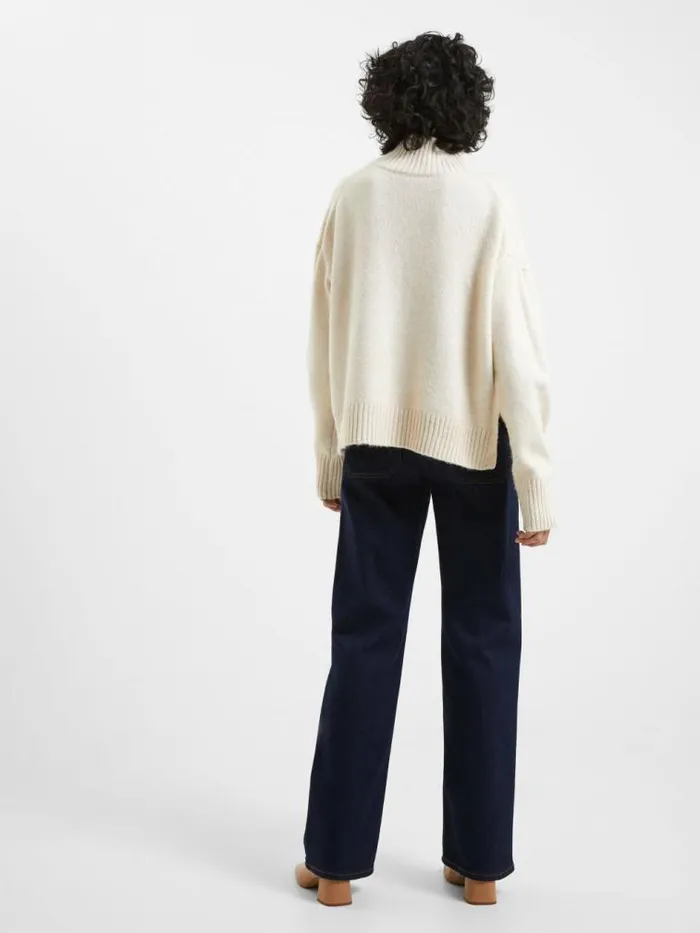 French Connection Kessy Piping Jumper Oatmeal Mel Women Jumpers and Cardigans