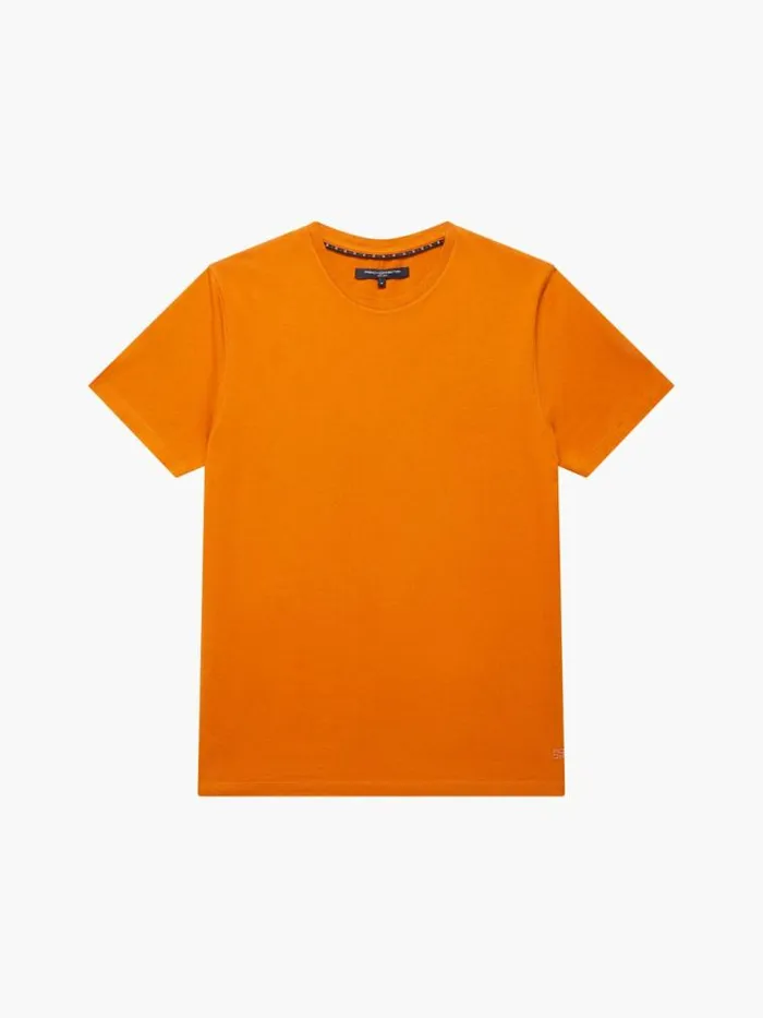 French Connection Organic Cotton TShirt Rust Men TShirts and Polo Shirts
